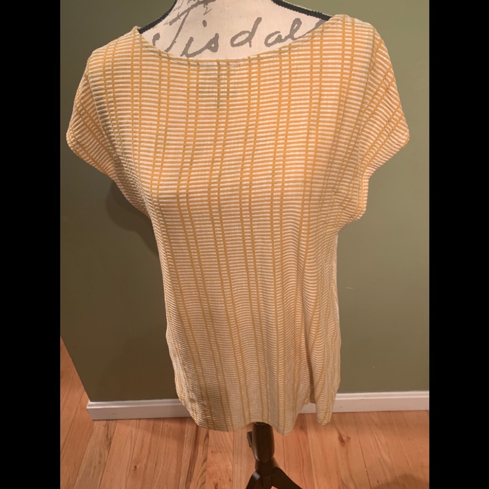 W5 Pink and Yellow Striped Shirt